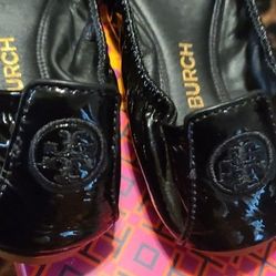 Tory Burch Minnie Flats Blck