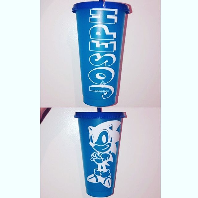 Color changing cup with design /name