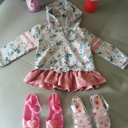 Para Niña 🌸 Talla 18 Meses , Zapatos # 7 /8 