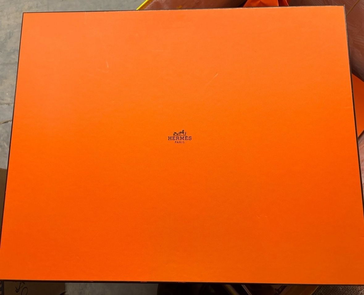 Hermes huge empty gift box for bag 20x16x5 inches