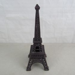 Paris Eiffel Tower Cast Iron Candle Votive Tealight Holder 15" Tall

