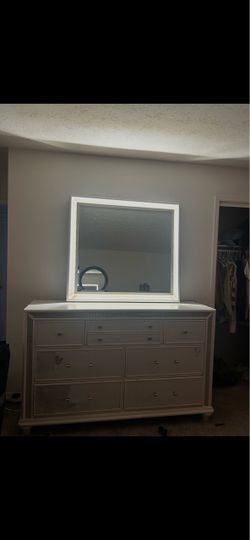 White dresser