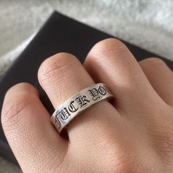  Mens Vintage Sterling Silver Size 8 Ring 