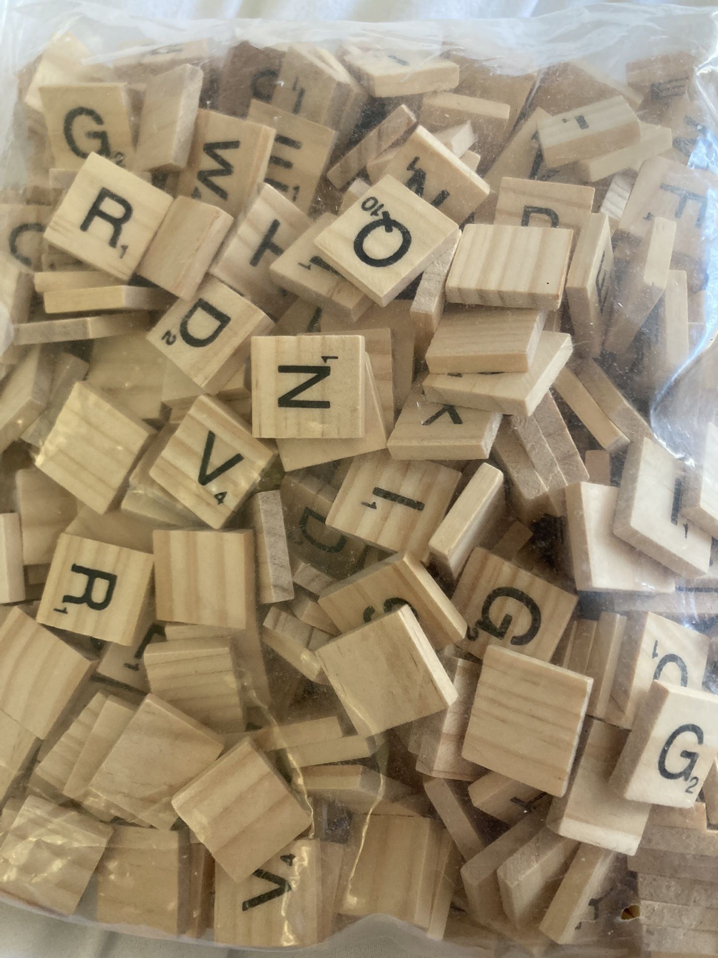 500 Scrabble Game Tiles for Crafting or whatever!
