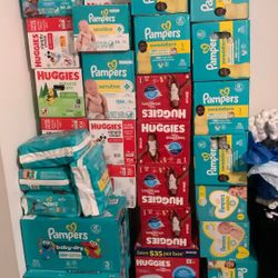 Pampers And Wipes 