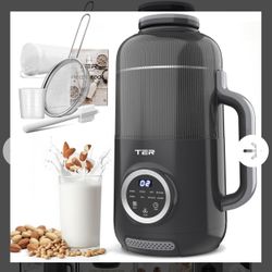10-in-1 Nut Milk Maker, 40oz Blender Homemade Almond, Oat, Soy, Coconut Milk, Juice & Soup & more!