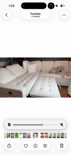 Brand new 8 seat pull out couch
