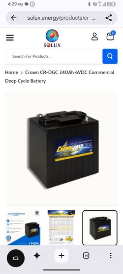 Crown battery