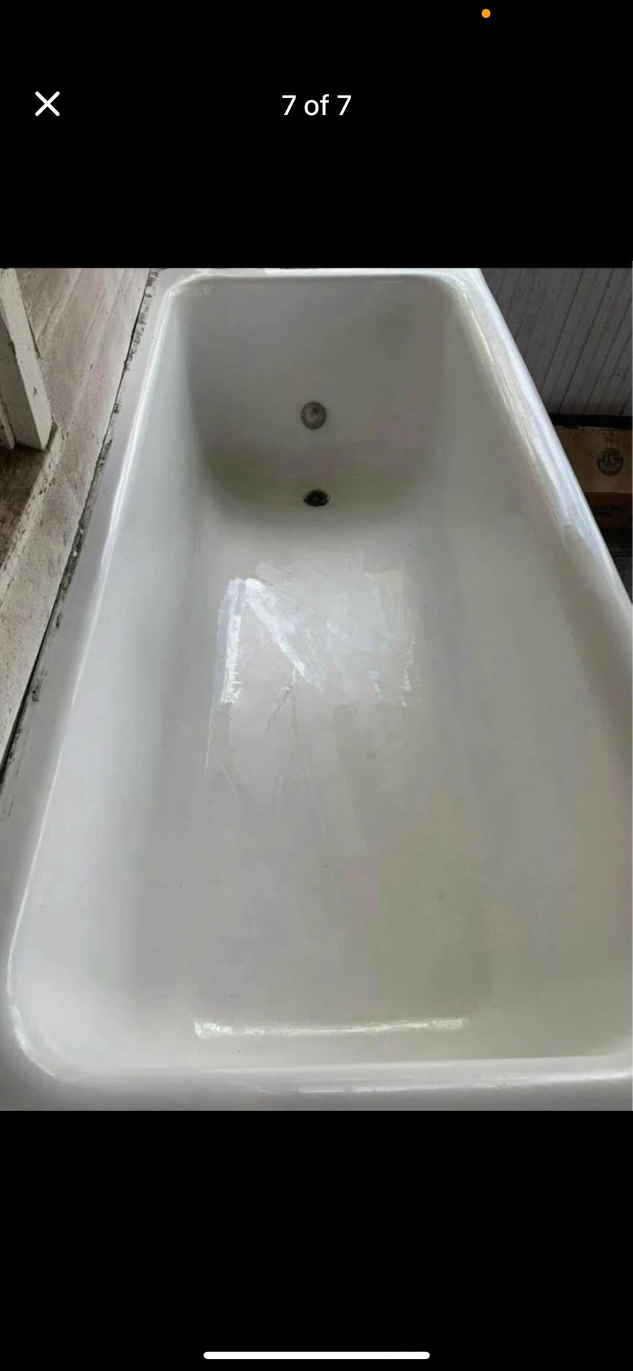 Bathtub CAST IRON ENAMEL BATH TUB white KOHLER