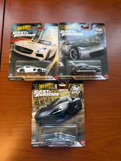 2026 Hot Wheels Premium Fast &Furious Cars (Lot of 3)