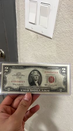 1963 United States $2 red seal
