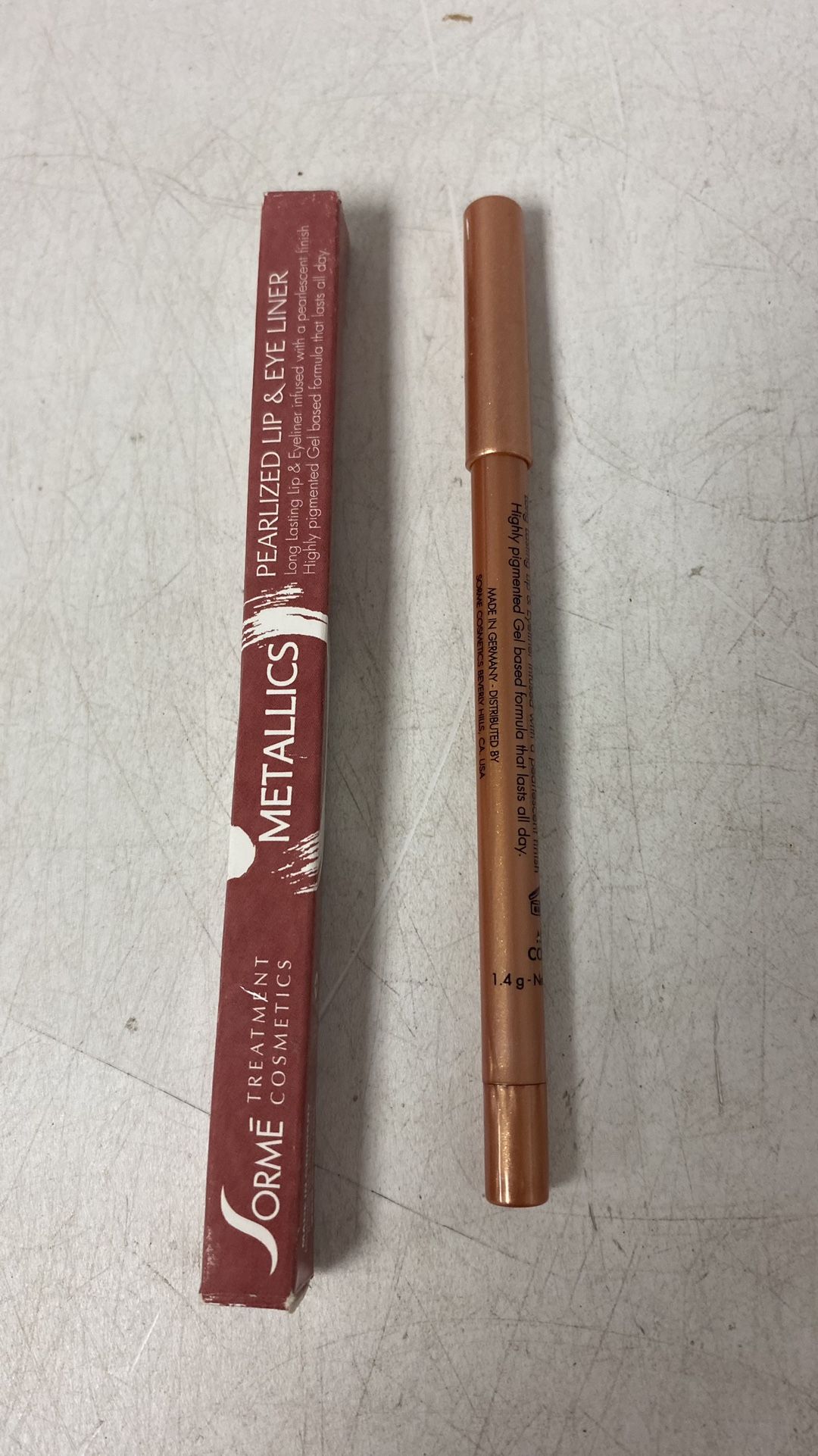 Sorme Metallics Pearlized Lip & Eye Liner - Goldmine MC01, 0.05 oz