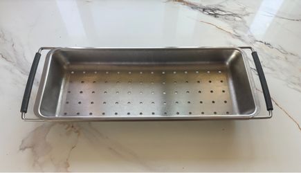 Ikea Domsjo Over The Sink Stainless Steel Strainer 21" x 7 3/4" x 2" (54x20 cm)