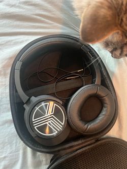 Treblab Headphones and Carrying Case