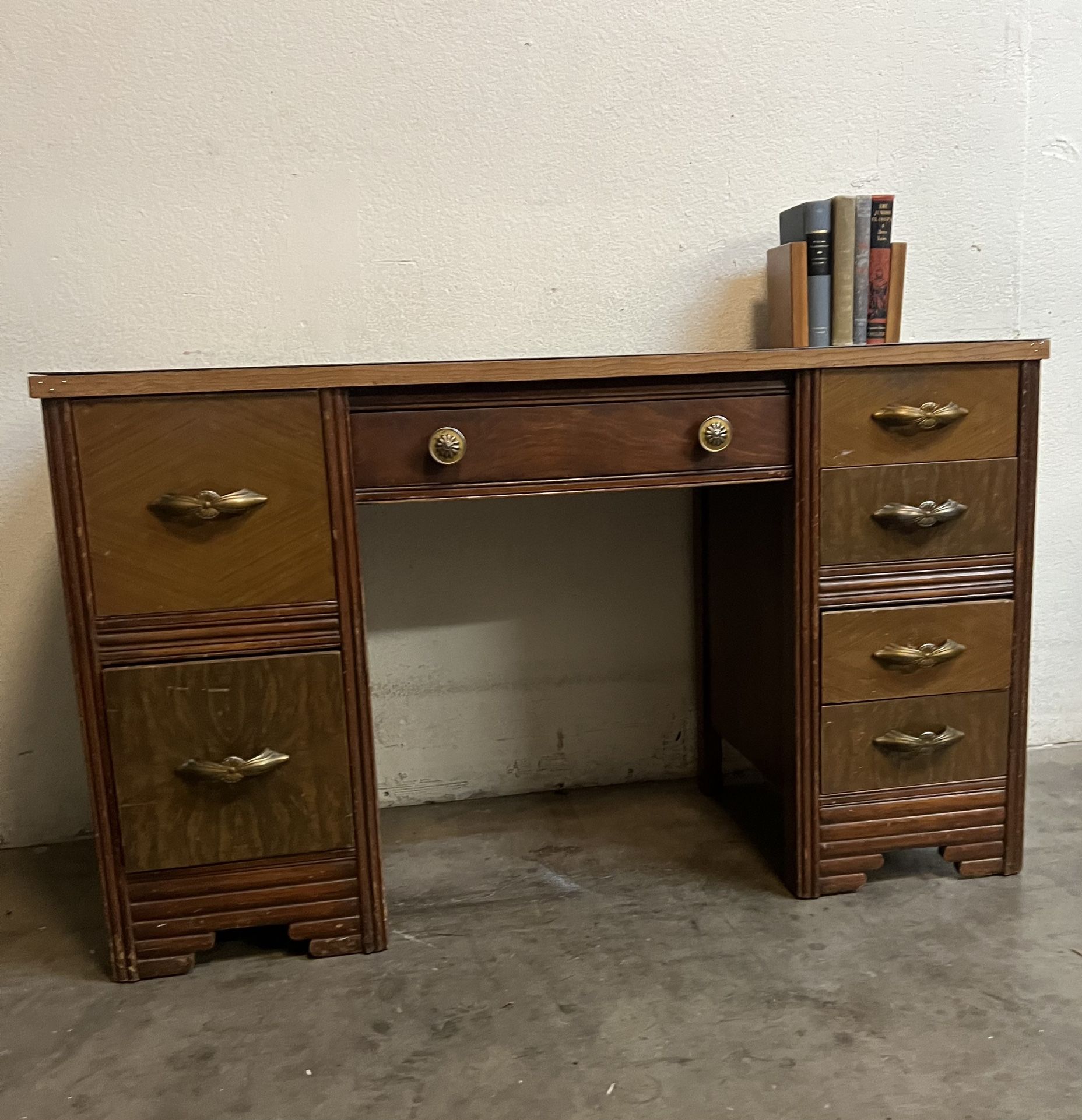 Vintage Art Deco Early American Victorian Desk