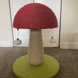 Mushroom Cat Scratching Post