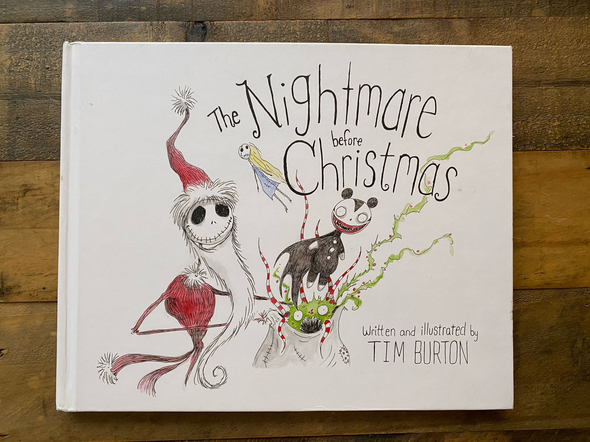 Tim Burton Illustrated Book- 20th Anniversary The Nightmare Before Christmas