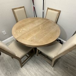 Wood Table And Chairs 