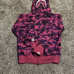 BAPE Color Camo Shark Zip-Up ‘Purple’
