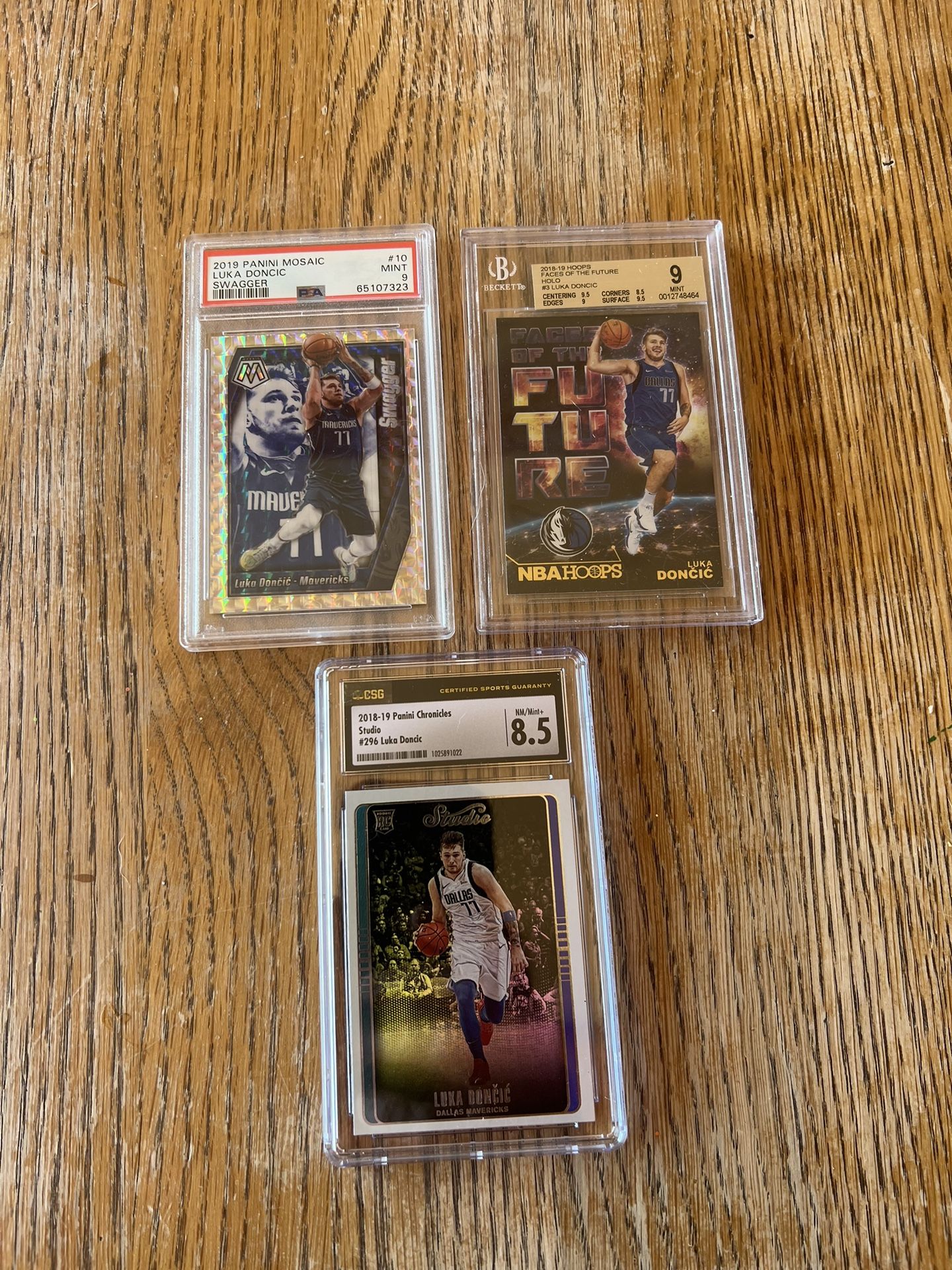 Graded Luca Doncic ROOKIE Basketball Card Lot