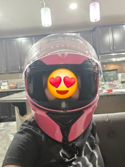 Hot Pink Motorcycle EBike Helmet