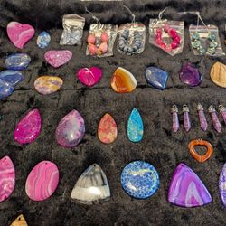 Pendants And Some Mani Stones, $5 With A Few Exceptions