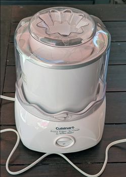 Cuisinart ice cream maker.