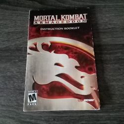 Mortal Kombat Armageddon Ps2 Manual Only 