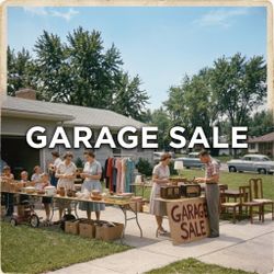 Garage sale Saturday