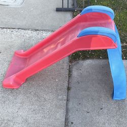 Little Todd play slide