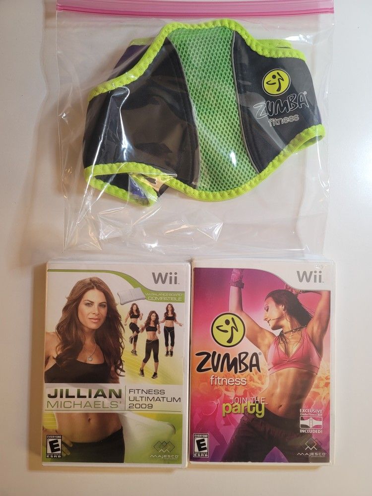Wii Games .. Zumba & Jillian Micheals Work Out !!!!