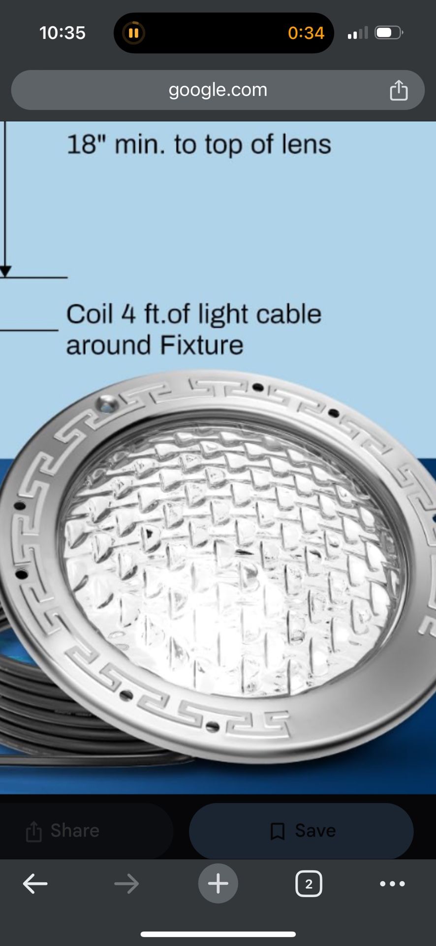 POOL LIGHT(read Description)