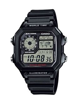 Casio AE1200WH Series | Men’s Digital Watch | 100M WR | Multi Alarms | 100 SEC Stopwatch |