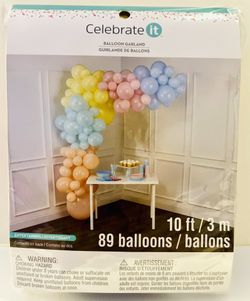 Celebrate It 10 ft 89 Foil Balloon Kit!