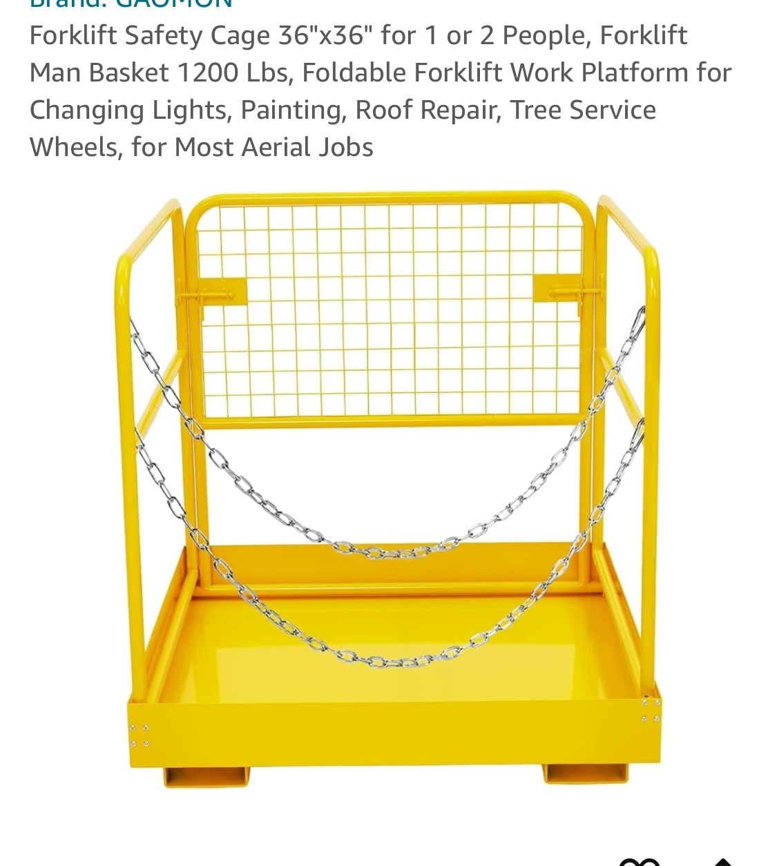 Forklift Man Basket
