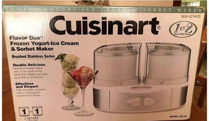 Cuisinart Flavor Duo Ice Cream & Sorbet Maker