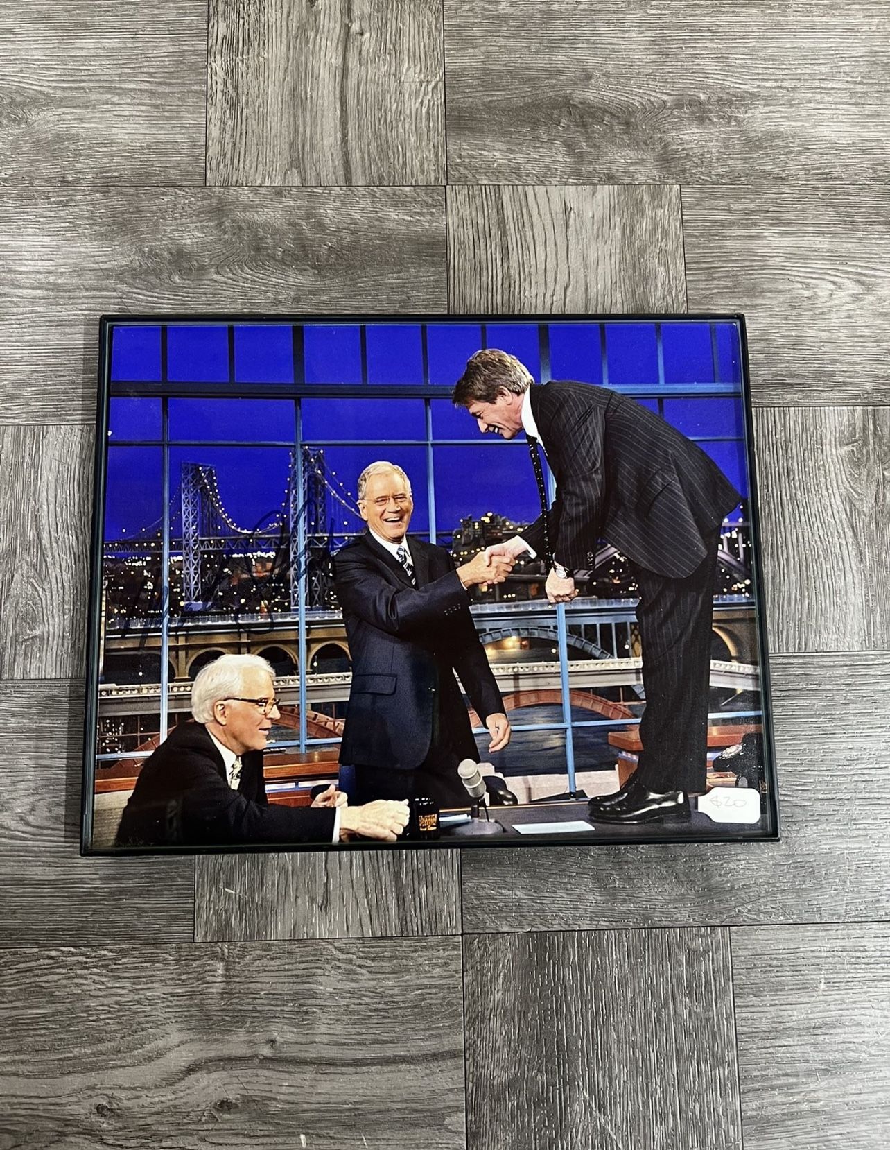 Signed Picture Featuring David Letterman, Martin Short, And Steve Martin