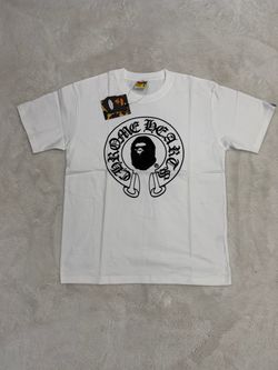 Bape X Chrome Heart White Tee