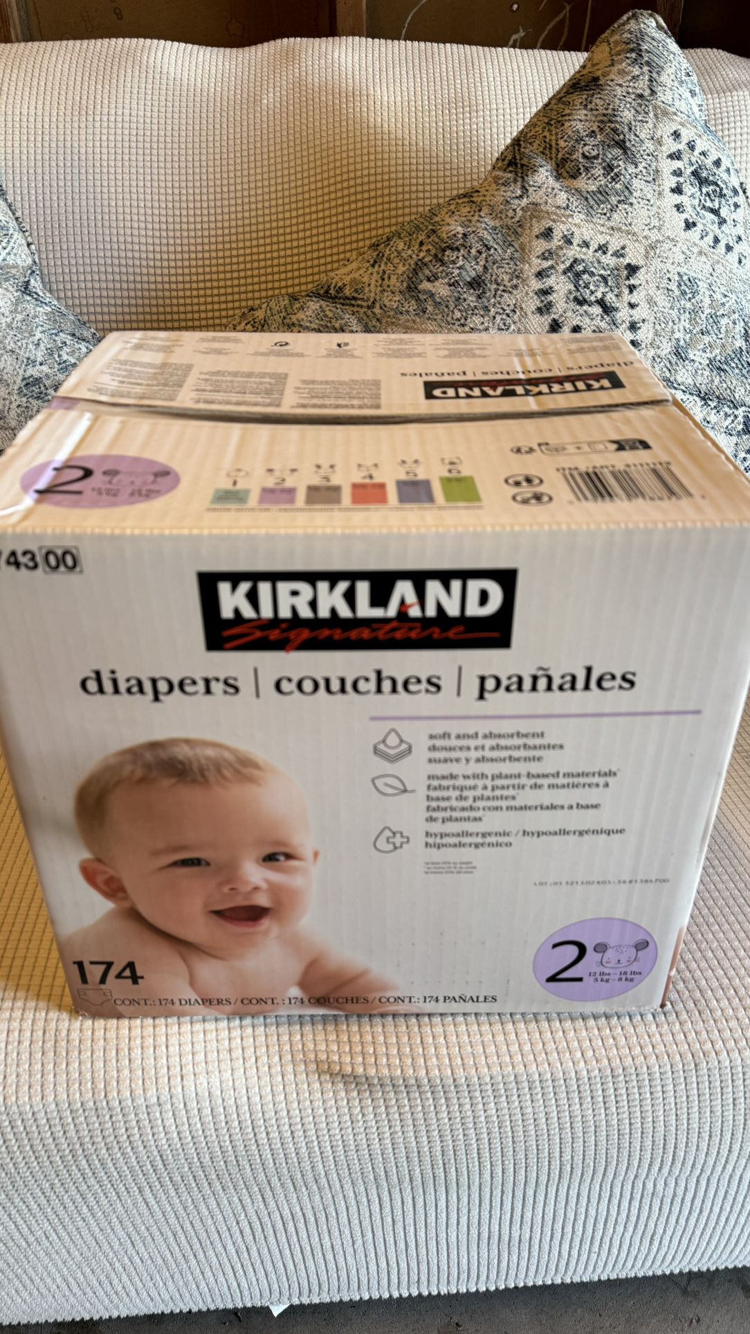 Kirkland Size 2 Diapers 