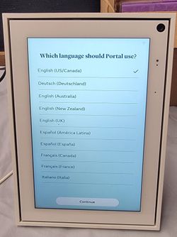 Meta Facebook Portal 10" Smart Display (White / Cream) – Excellent Condition