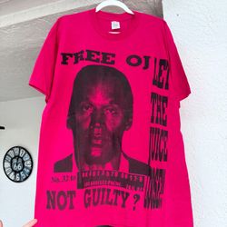 Vintage 90s OJ Simpson Shirt Single Stitch