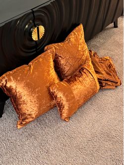 Rust Throw Pillows & Shams