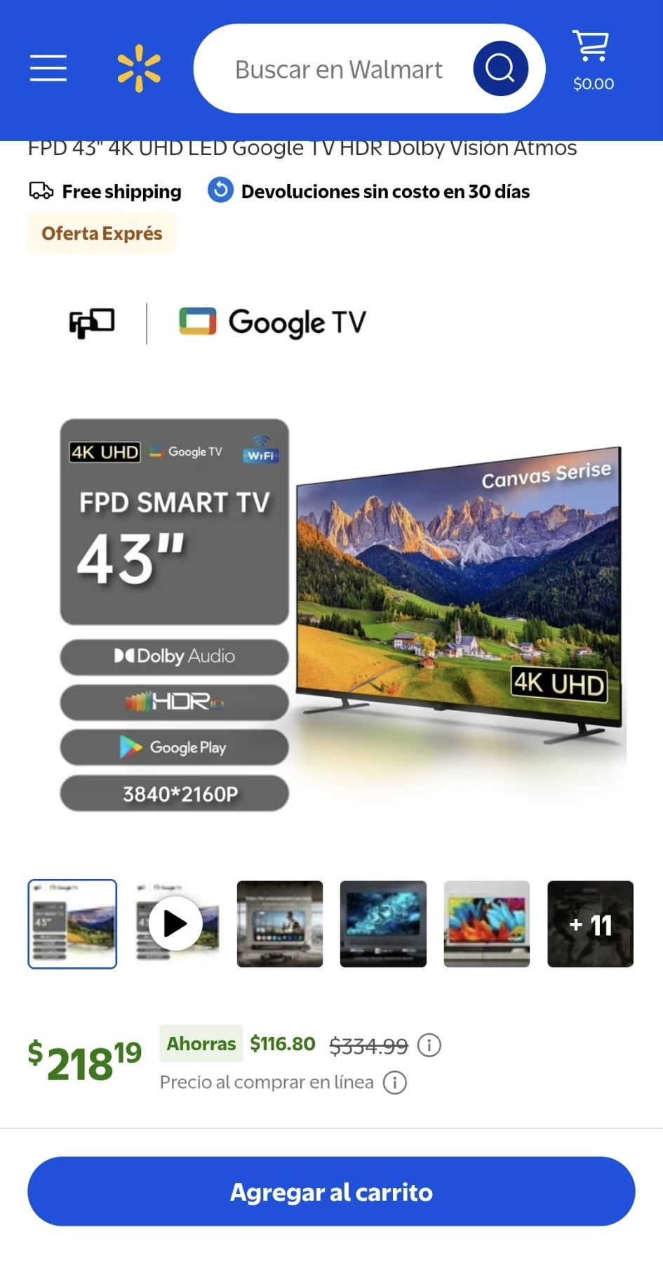 Smart Tv 43