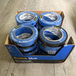 Tape ScotchBlue Original Multi-Surface Painters Tape, 1.5 Inch Wide (1.41 In. x 60 Yds) 16 Rolls