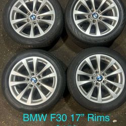 BMW F30 17” Wheels (rims & tires)