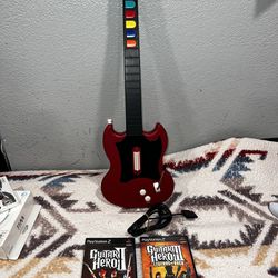 Guitar Hero Bundle For PS2