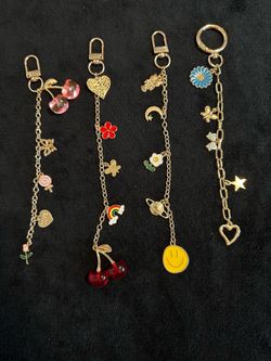 Cute aesthetic charm keychains