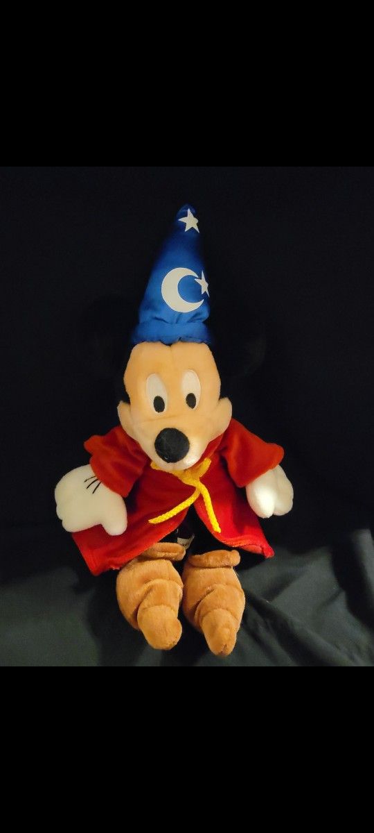 Wizard Mickey Mouse Plush Fantasia Disney