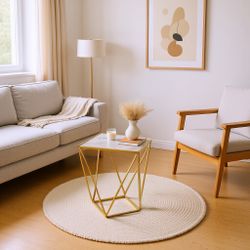 Reims Geometric Side Table