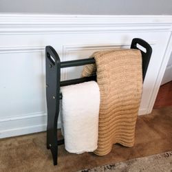 Refinished Blanket Quilt Rack 